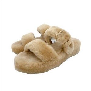 UGG SHEARLING SLIDES 😍